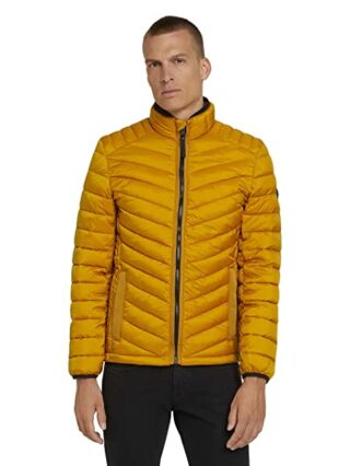 TOM TAILOR Lightweight Wollmantel Herren, Braun