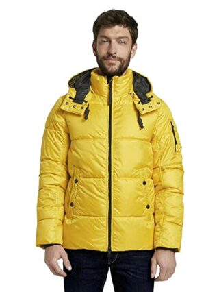 Tom Tailor Steppjacke Herren, Gelb