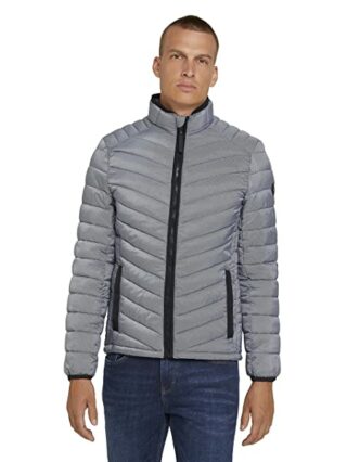Tom Tailor Steppjacke Herren, Grau