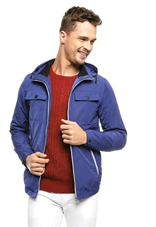 Tommy Hilfiger Branch HDD Bomberjacke Herren, Blau