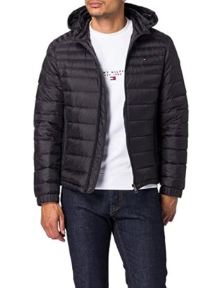 Tommy Hilfiger Daunenjacke Herren, Schwarz