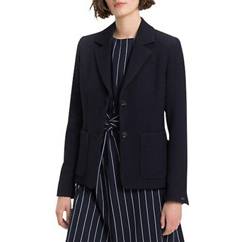 Tommy Hilfiger Jaba Sb Strickjacke Damen, Blau