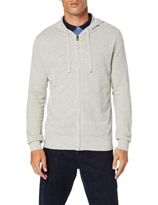 Tommy Hilfiger Mouline Ricecorn Strickjacke Herren, Grau