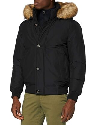 Tommy Jeans Bomberjacke Herren, Schwarz