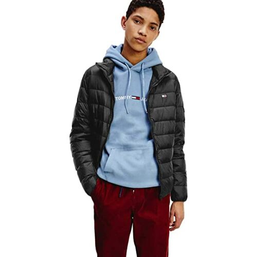 Tommy Jeans Daunenjacke Herren, Schwarz