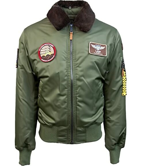 Top Gun Bomberjacke Herren, Grün