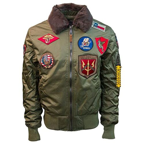Top Gun Official B 15 Bomberjacke Herren, Grün