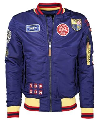 Top Gun TGJ 1909 Bomberjacke Herren, Blau