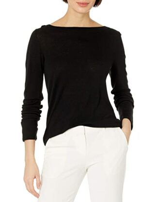 Vince Kaschmir Pullover Damen, Schwarz