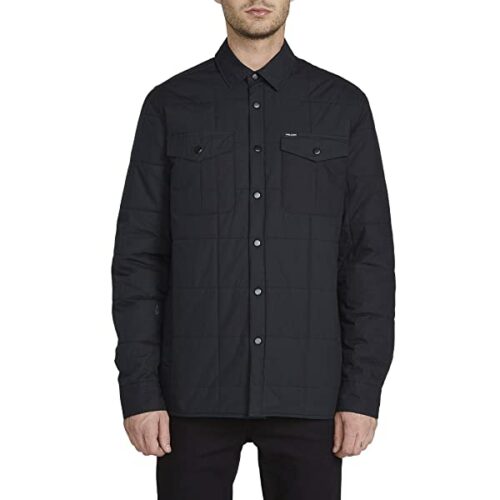 Volcom Larkin Quilted Steppjacke Herren, Schwarz