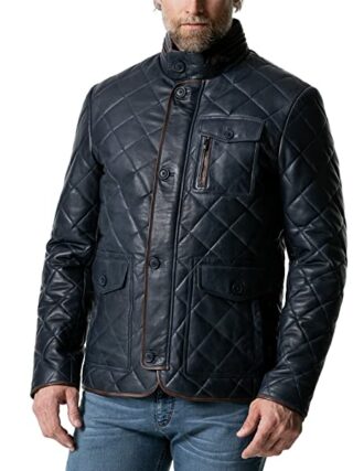 Walbusch Steppjacke Herren, Blau
