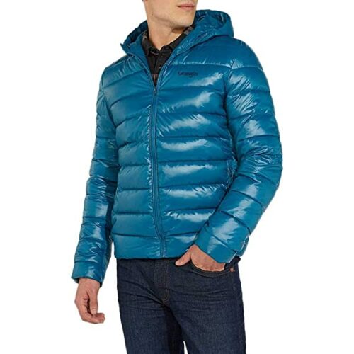 Wrangler Daunenjacke Herren, Blau