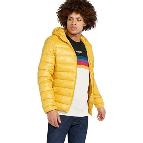 Wrangler Daunenjacke Herren, Gelb
