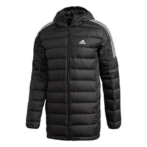 adidas Essentials Daunenjacke Herren, Schwarz