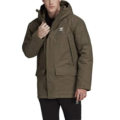 adidas Padde Sport Parka Herren, Rot
