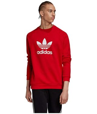 adidas Trefoil Warm-up Crew Pullover Herren, Rot
