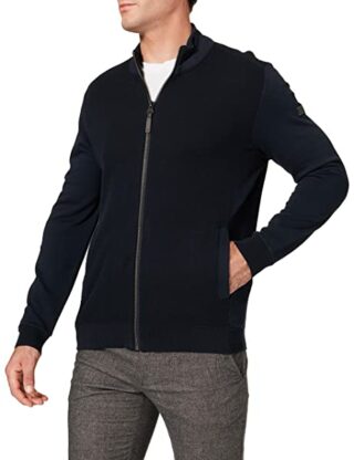 camel active 4095235K03 Strickjacke Herren, Blau