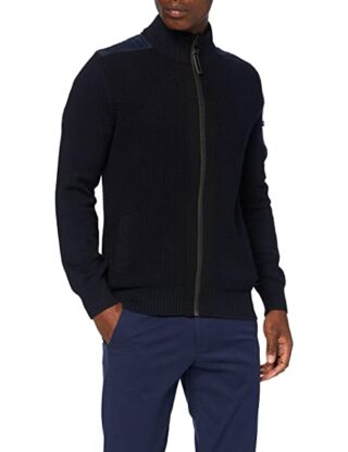 camel active Strickjacke Herren, Blau