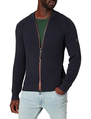 camel active Strickjacke Herren, Blau