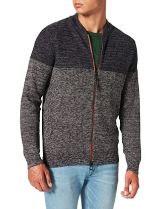 camel active Strickjacke Herren, Grau
