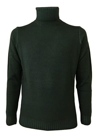ferrante 42G37801 Rollkragen Pullover Herren, Grün