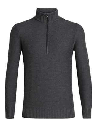 icebreaker Waypoint Strickpullover Herren, Grau