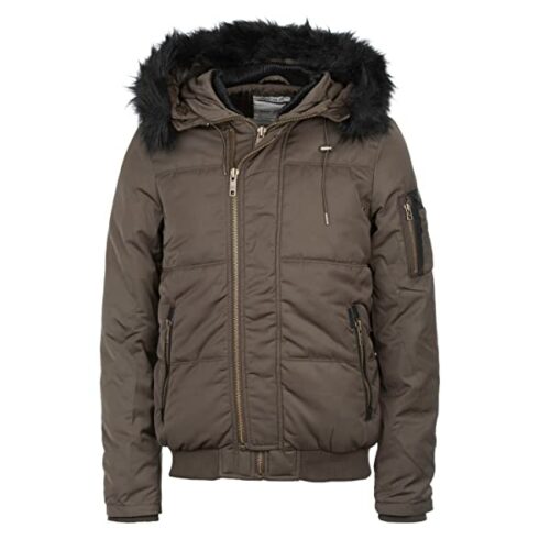khujo Puck Bomberjacke Herren, Grün