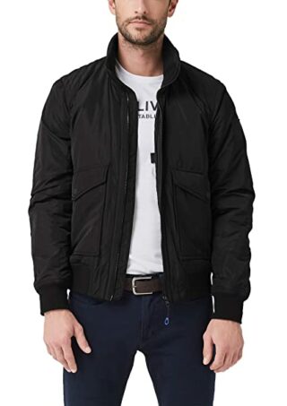 s.Oliver Blouson Herren, Schwarz