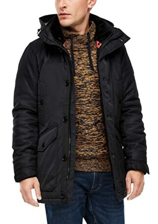 s.Oliver Steppjacke Herren, Schwarz