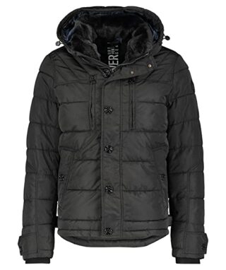 s.Oliver Steppjacke Herren, Schwarz