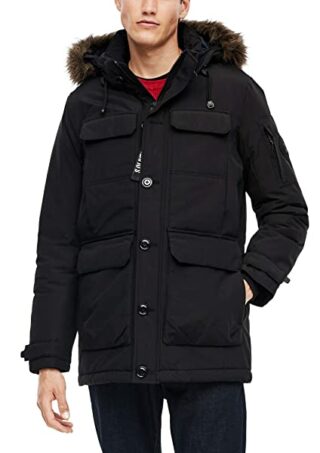 s.Oliver Steppjacke Herren, Schwarz