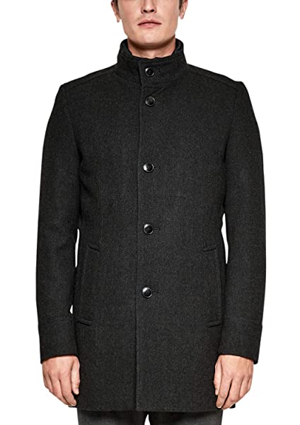 s.Oliver Wollmantel Herren, Grau s.Oliver Wollmantel Herren, Grau