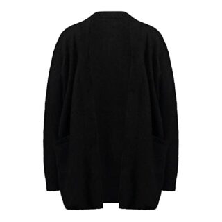 someday Tulrica Strickjacke Damen, Schwarz
