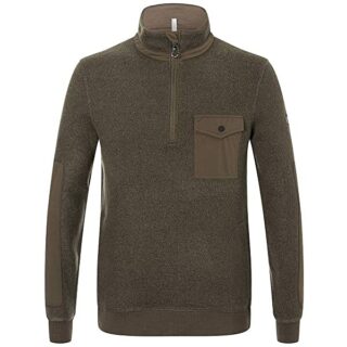 super.natural Compound Quarter Rollkragen Strickpullover Herren, Braun